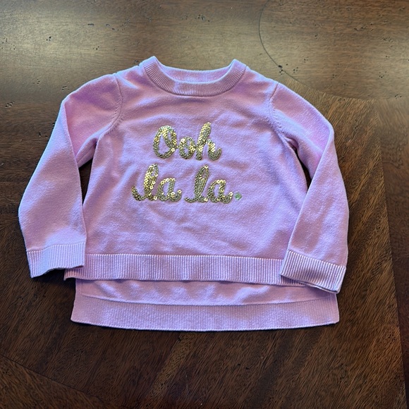 ooh la la sequin sweater Kate spade 3t pink - Picture 2 of 6